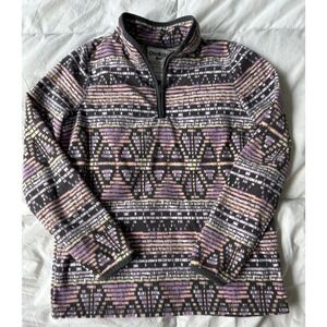 OshKosh B'Gosh Kids' Pullover Fleece Aztec Print Quarter Zip Top‎
